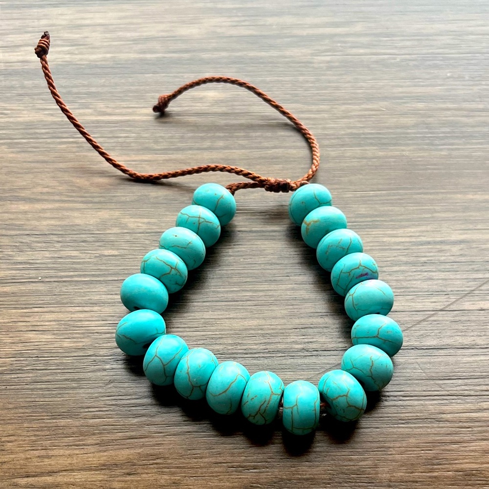Turquoise Adjustable Bracelet. So pretty! 🤩🩵